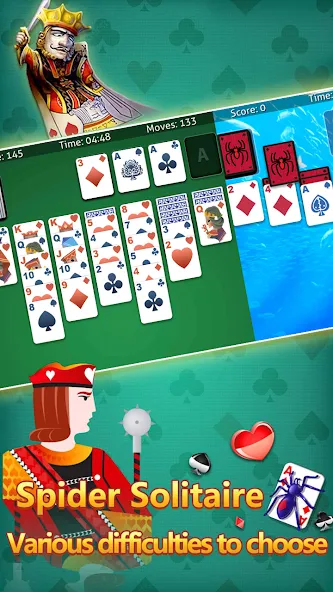 klondike solitaire :card shark  [МОД Много монет] Screenshot 1