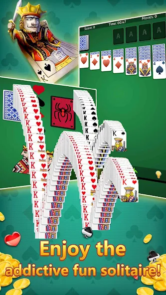 klondike solitaire :card shark  [МОД Много монет] Screenshot 3