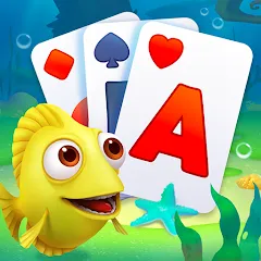 Скачать взлом Solitaire TriPeaks Fish (Солитер ТриПикс Рыбка)  [МОД Все открыто] - полная версия apk на Андроид