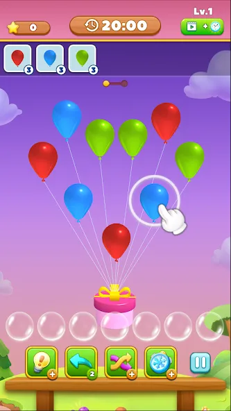 Match Triple Balloon (Матч Тройной Шарик)  [МОД Unlimited Money] Screenshot 4