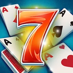 Взломанная 7 Solitaire (Солитер)  [МОД Unlimited Money] - последняя версия apk на Андроид