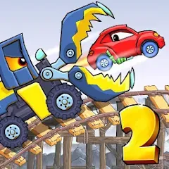 Скачать взлом Car Eats Car 2 - Racing Game (Кар Еатс Кар 2)  [МОД Много денег] - стабильная версия apk на Андроид