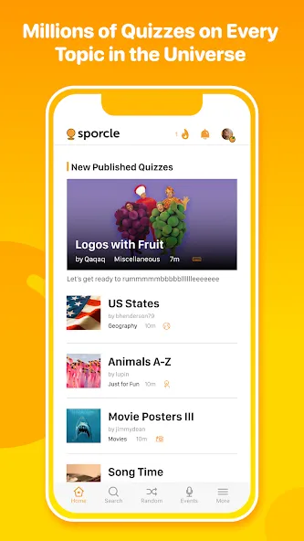 Sporcle (Споркл)  [МОД Бесконечные деньги] Screenshot 1