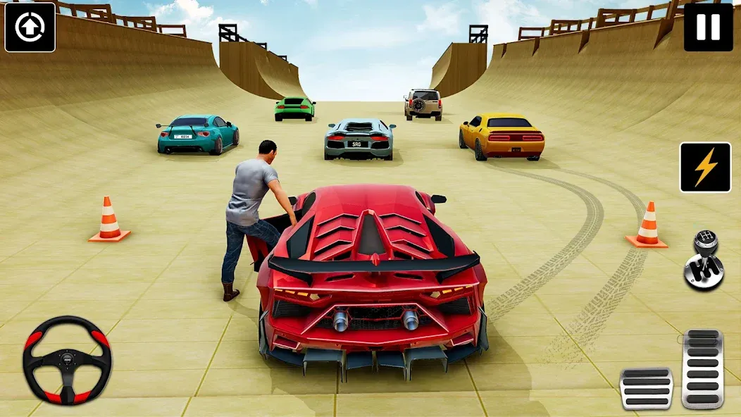 GT Car Stunt : Ramp Car Stunts (ДжиТи Кар Стант)  [МОД Mega Pack] Screenshot 5