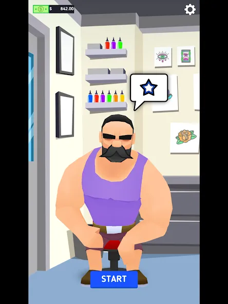 Ink Inc. - Tattoo Drawing  [МОД Бесконечные монеты] Screenshot 4