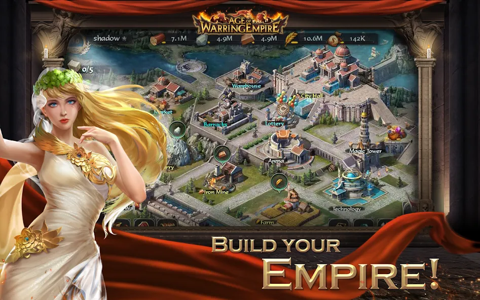 Age of Warring Empire (Эйдж оф Варринг Импайр)  [МОД Меню] Screenshot 2