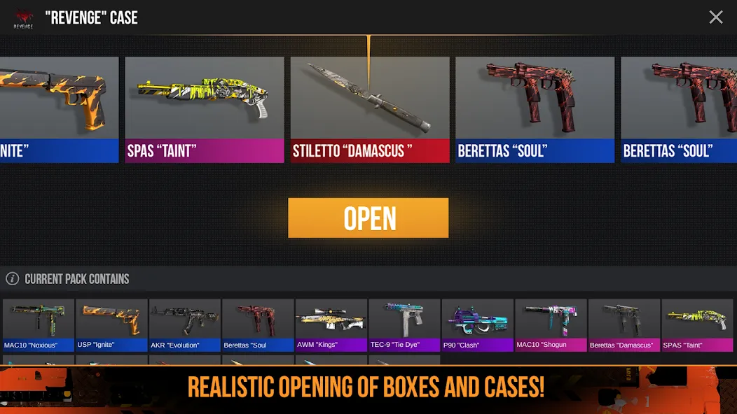 Case Opener: Skins Simulator  [МОД Много монет] Screenshot 5