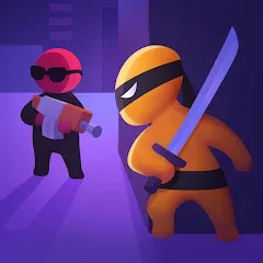 Взломанная Stealth Master: Assassin Ninja (Стил Мастер)  [МОД Unlocked] - стабильная версия apk на Андроид