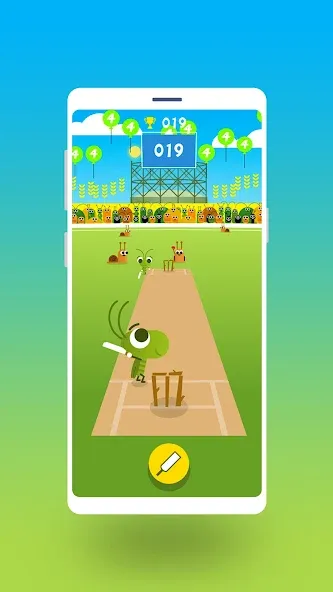 Cric Game - Doodle Cricket (Крик Гейм)  [МОД Много денег] Screenshot 1