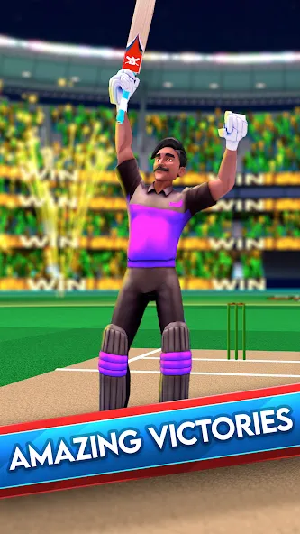 Stick Cricket Clash (тик Крикет Клаш)  [МОД Menu] Screenshot 4