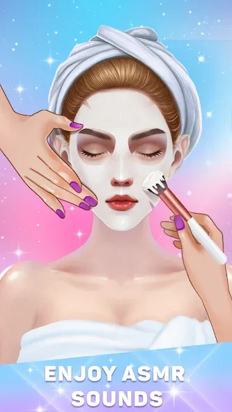 Makeover salon: Makeup ASMR (Мейковер салон)  [МОД Меню] Screenshot 1