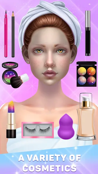 Makeover salon: Makeup ASMR (Мейковер салон)  [МОД Меню] Screenshot 3