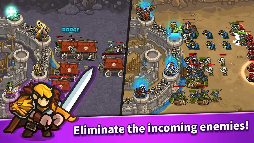 Idle Kingdom Defense (Айдл Кингдом Дефенс)  [МОД Бесконечные монеты] Screenshot 1