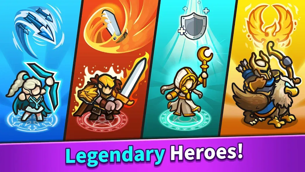 Idle Kingdom Defense (Айдл Кингдом Дефенс)  [МОД Бесконечные монеты] Screenshot 5