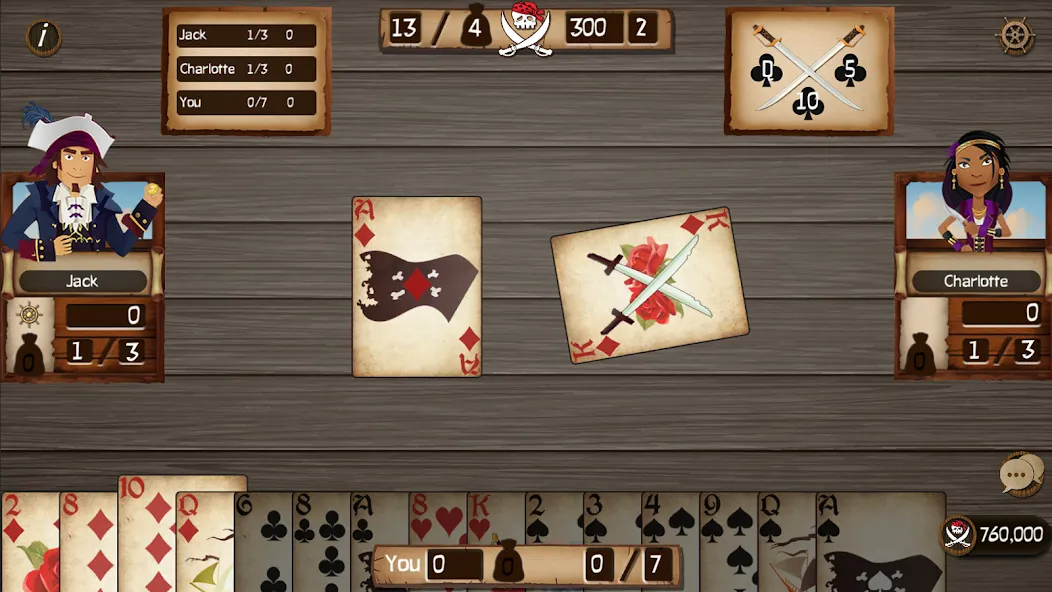 Spades Cutthroat Pirates (Спейдс Каттхроат Пирейтс)  [МОД Mega Pack] Screenshot 3