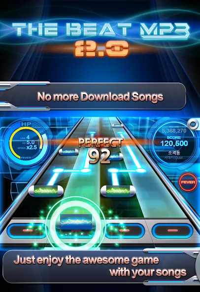 BEAT MP3 2.0 - Rhythm Game  [МОД Много монет] Screenshot 1