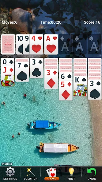 Solitaire: Classic Card Game  [МОД Много монет] Screenshot 5