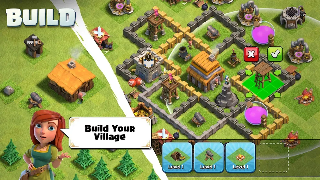 Clash of Clans (Клэш оф Клэнс)  [МОД Все открыто] Screenshot 4