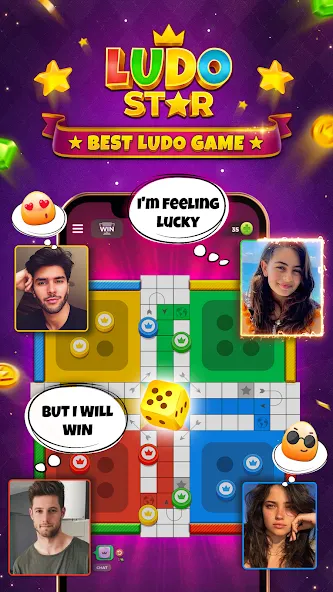 Ludo STAR: Online Dice Game (Лудо СТАР)  [МОД Много монет] Screenshot 1