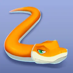 Взломанная Snake Rivals - Fun Snake Game (Снейк Ривалс)  [МОД Все открыто] - стабильная версия apk на Андроид