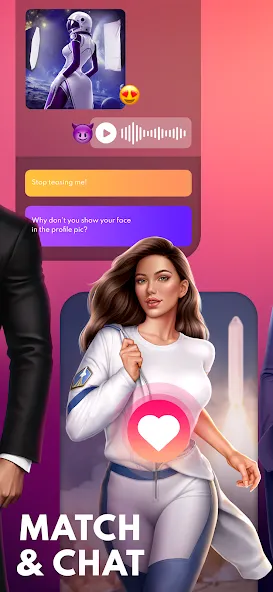 Love Sparks: Dating Sim (Лав Спаркс)  [МОД Бесконечные монеты] Screenshot 2