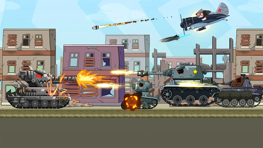 Tank Arena Steel Battle (Танковая Арена Стальное Сражение)  [МОД Много денег] Screenshot 3