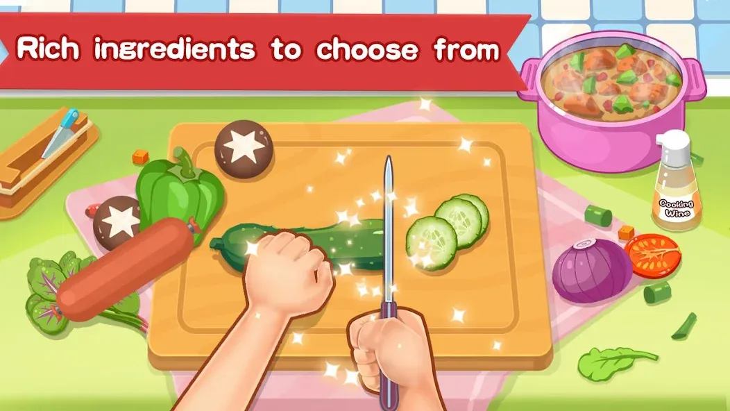 Happy Kitchen World  [МОД Бесконечные монеты] Screenshot 2