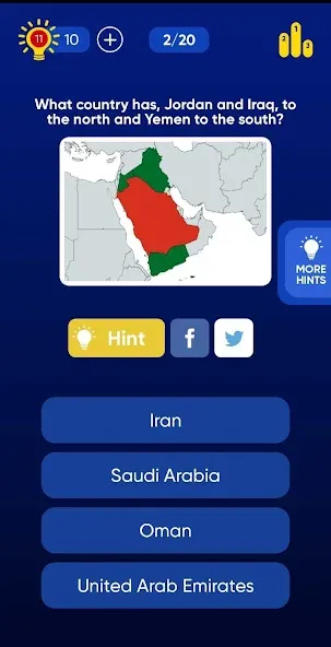 Geo Quiz: World Geo Trivia (Джио Квиз)  [МОД Бесконечные монеты] Screenshot 4