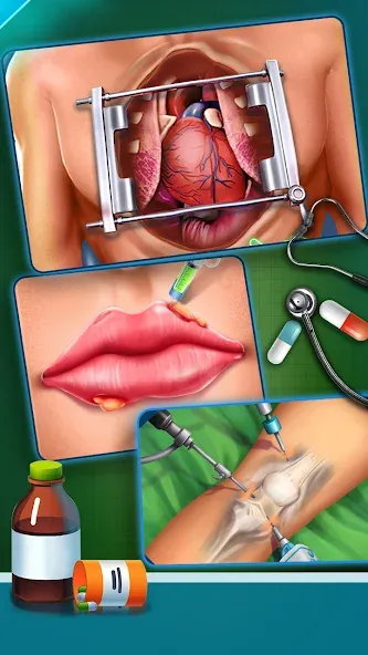 Surgery Doctor Simulator Games  [МОД Menu] Screenshot 4