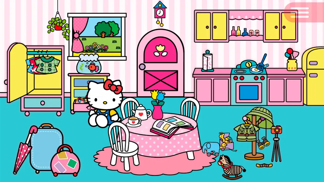 Hello Kitty Around The World  [МОД Бесконечные монеты] Screenshot 1