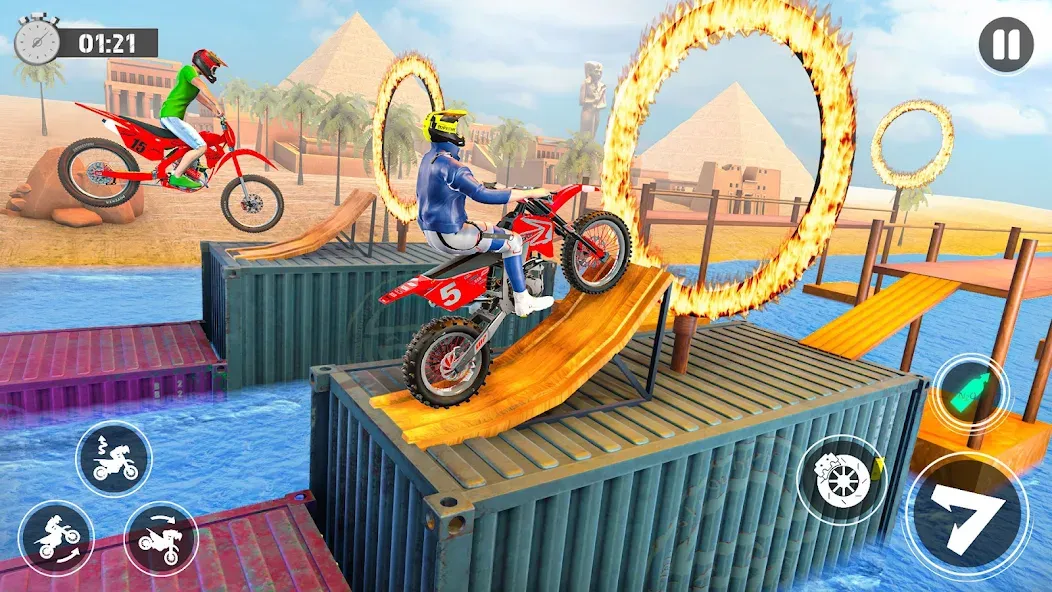 Bike Stunt Race Tricks Master  [МОД Много денег] Screenshot 5