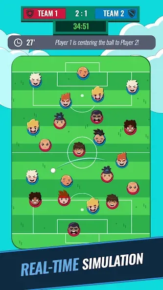 Merge Football Manager: Soccer (Мерж Футбол Менеджер)  [МОД Бесконечные деньги] Screenshot 1