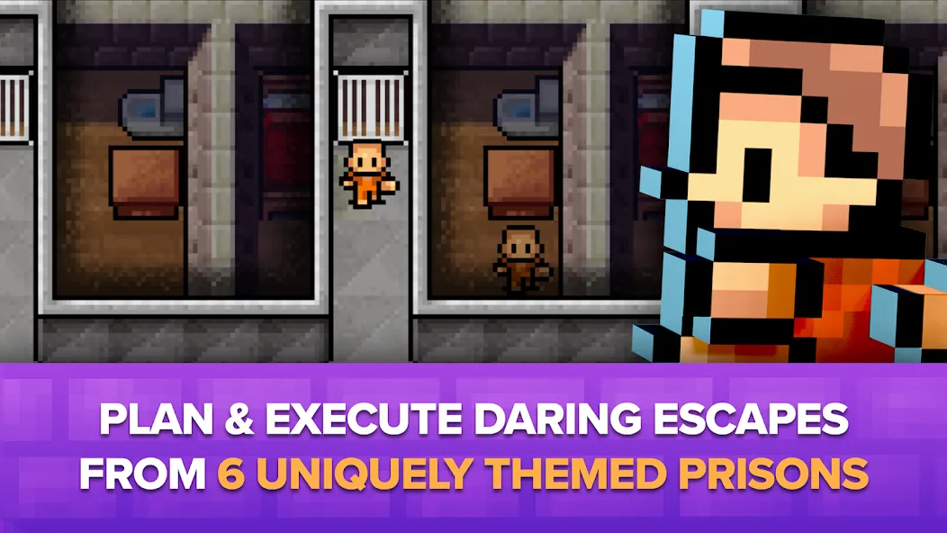 The Escapists: Prison Escape – (Зе Эскейпистс)  [МОД Menu] Screenshot 2