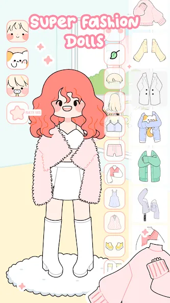 Lovely Doll : Dress Up Game (Лавли Долл)  [МОД Бесконечные деньги] Screenshot 1