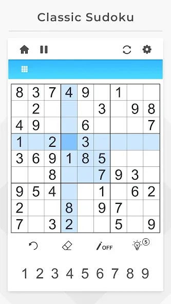 Sudoku - Offline Games  [МОД Unlimited Money] Screenshot 1