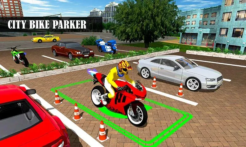 Bike Parking Moto Driving Game (Ларонг Парадахан нг Бисиклета)  [МОД Unlimited Money] Screenshot 1