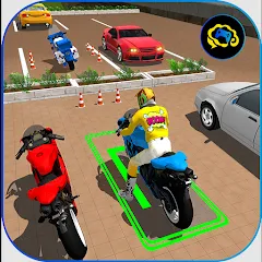 Скачать взломанную Bike Parking Moto Driving Game (Ларонг Парадахан нг Бисиклета)  [МОД Unlimited Money] - стабильная версия apk на Андроид