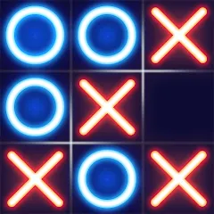 Взломанная Tic Tac Toe - Offline XOXO (Тиктактое)  [МОД Много денег] - полная версия apk на Андроид