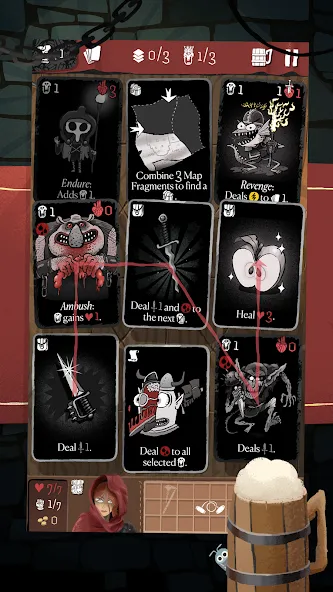 Card Crawl Adventure (Кард Кроул Приключение)  [МОД Все открыто] Screenshot 1