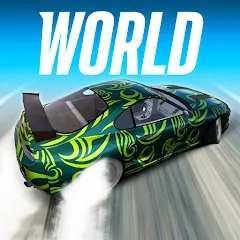 Скачать взломанную Drift Max World - Racing Game (Дрифт Макс Ворлд)  [МОД Много денег] - стабильная версия apk на Андроид