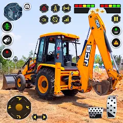 Взлом JCB Excavator Construction 3D  [МОД Menu] - последняя версия apk на Андроид