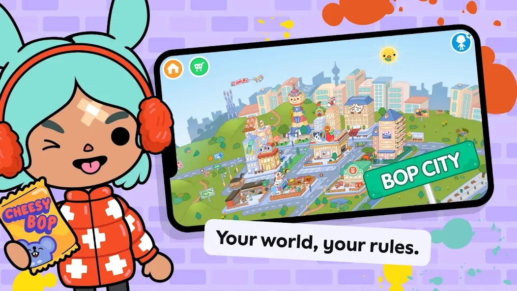 Toca Boca World (Тока Лайф Ворлд)  [МОД Все открыто] Screenshot 1