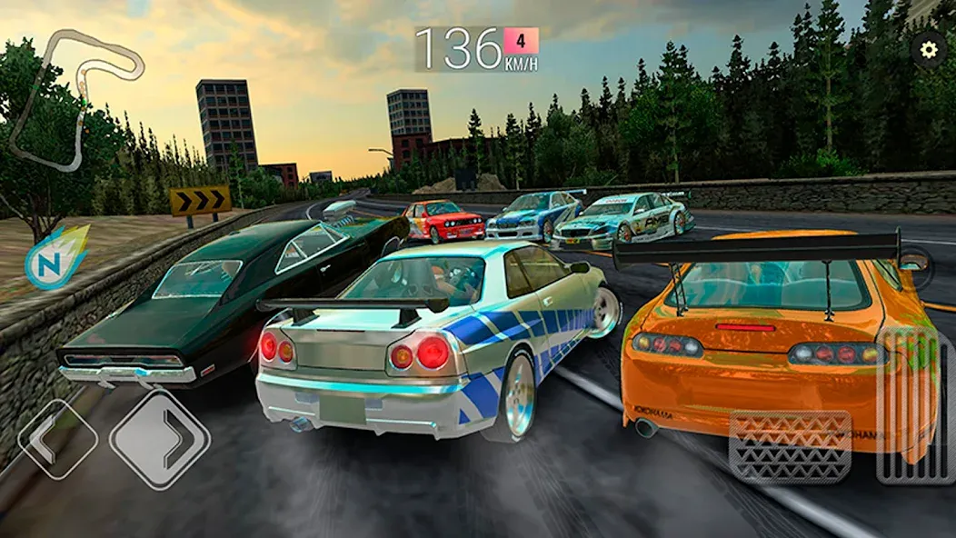 Racing in Car - Multiplayer (Рейсинг ин Кар)  [МОД Меню] Screenshot 5