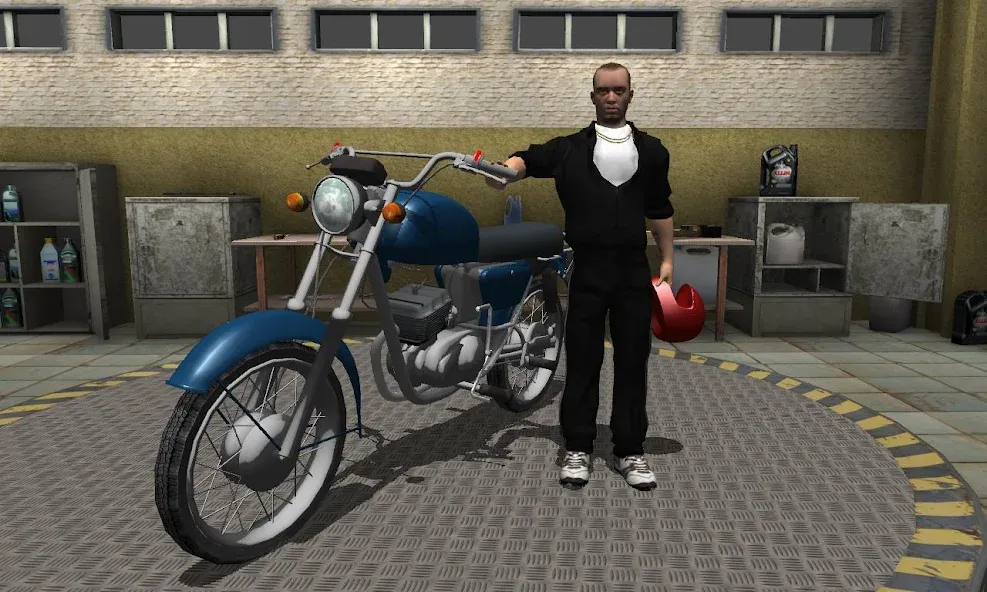 Russian Moto Traffic Rider 3D  [МОД Menu] Screenshot 2