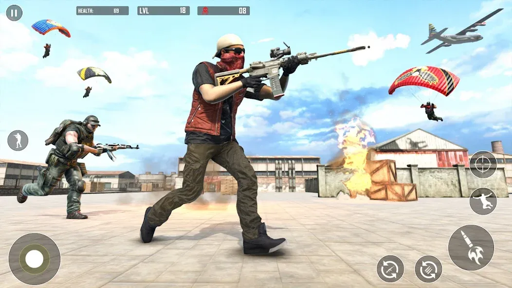 Battlegrounds Fire Squad War  [МОД Menu] Screenshot 3