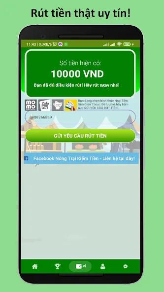 Nông Trại Kiếm Tiền Uy TínNhất  [МОД Mega Pack] Screenshot 4