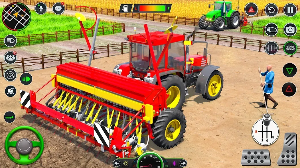 Real Tractor Driving Games (Риал Трактор Драйвинг Геймс)  [МОД Unlimited Money] Screenshot 2