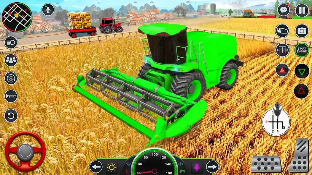 Real Tractor Driving Games (Риал Трактор Драйвинг Геймс)  [МОД Unlimited Money] Screenshot 3