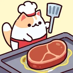 Взлом Cat Snack Bar: Cute Food Games (Кэт Снэк Бар)  [МОД Бесконечные монеты] - полная версия apk на Андроид