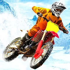 Скачать взлом Snow Tricky Bike Stunt Race 3D  [МОД Много монет] - последняя версия apk на Андроид